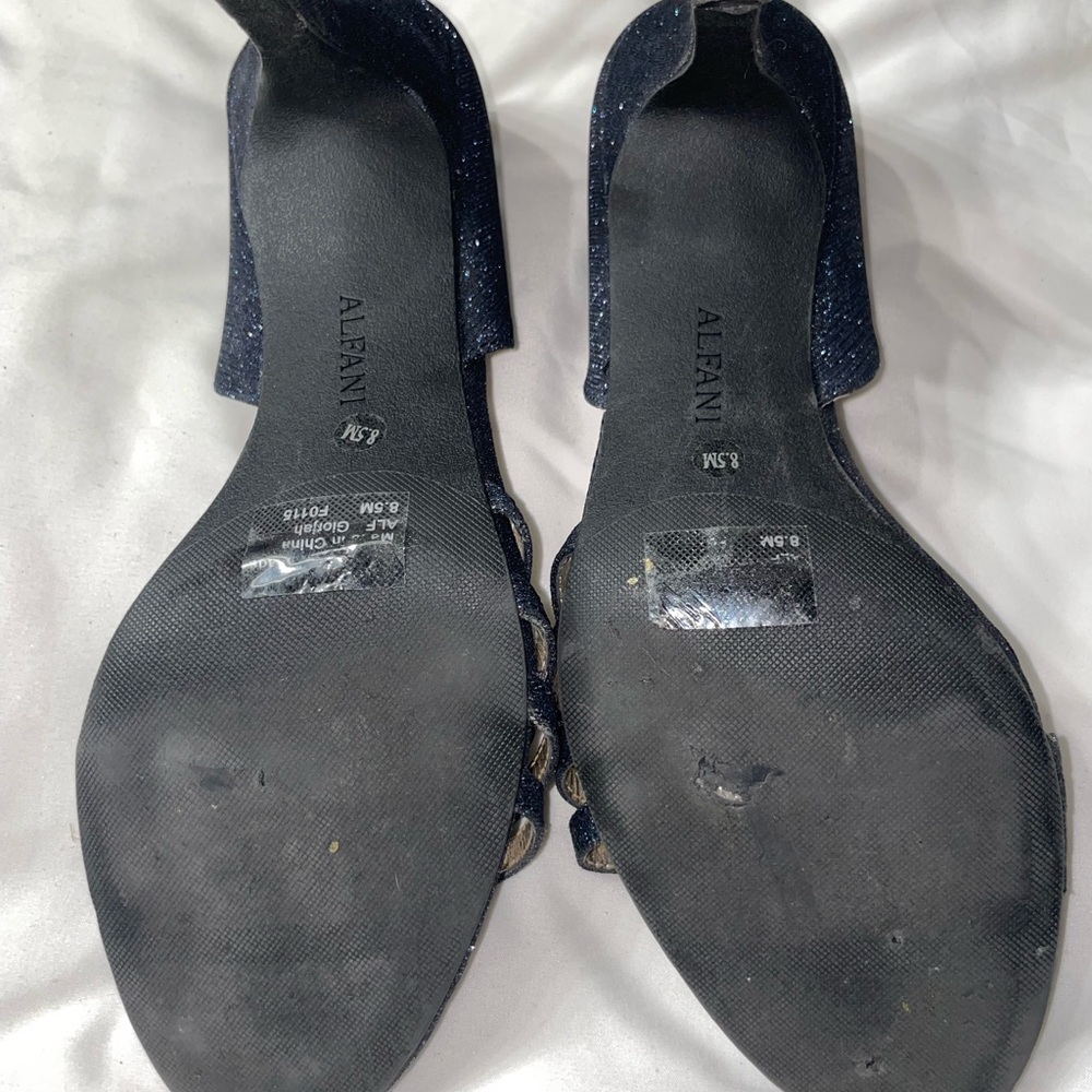 Alfani Women’s Dress Shoes - Blue Sparkle. Size 8.5 Beautiful!! - Picture 5 of 6